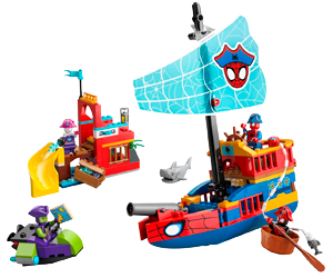 LEGO Marvel Spidey and His Amazing Friends Team Spidey Pirate Ship