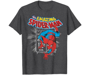 Marvel The Amazing Spider-Man Vintage Comic Poster T-Shirt