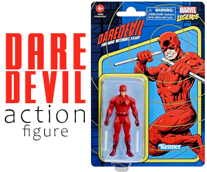 Marvel Hasbro Legends 3.75-in Retro Daredevil Action Figure Toy