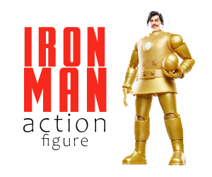 Marvel Legends Series Iron Man (Model 01 - Gold), Iron Man