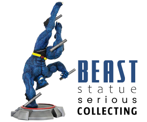 Diamond Select Toys Marvel Gallery: Beast PVC Figure, Multicolor