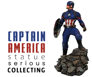 DIAMOND SELECT TOYS Marvel Premier Collection: Avengers Endgame Captain America Statue, Multicolor