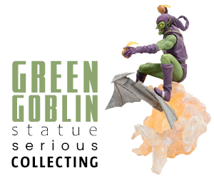 Diamond Select Toys Green Goblin Deluxe Gallery Diorama Wall-Mountable PVC Figure