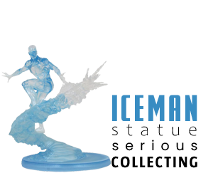 Marvel Premier Collection Iceman Statue, Multicolor, 11 inches