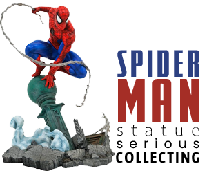 DIAMOND SELECT TOYS Marvel Gallery: Spider-Man PVC Statue, Multicolor 10 inches