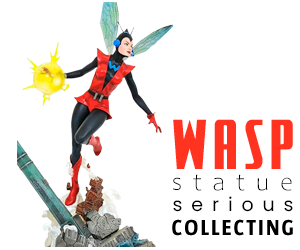 Diamond Select Toys Marvel Gallery: Wasp PVC Statue, Multicolor, 13 inches