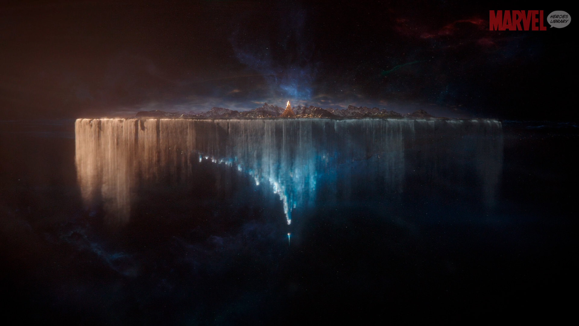 Asgard at Night (Ragnarok) HD Wallpaper