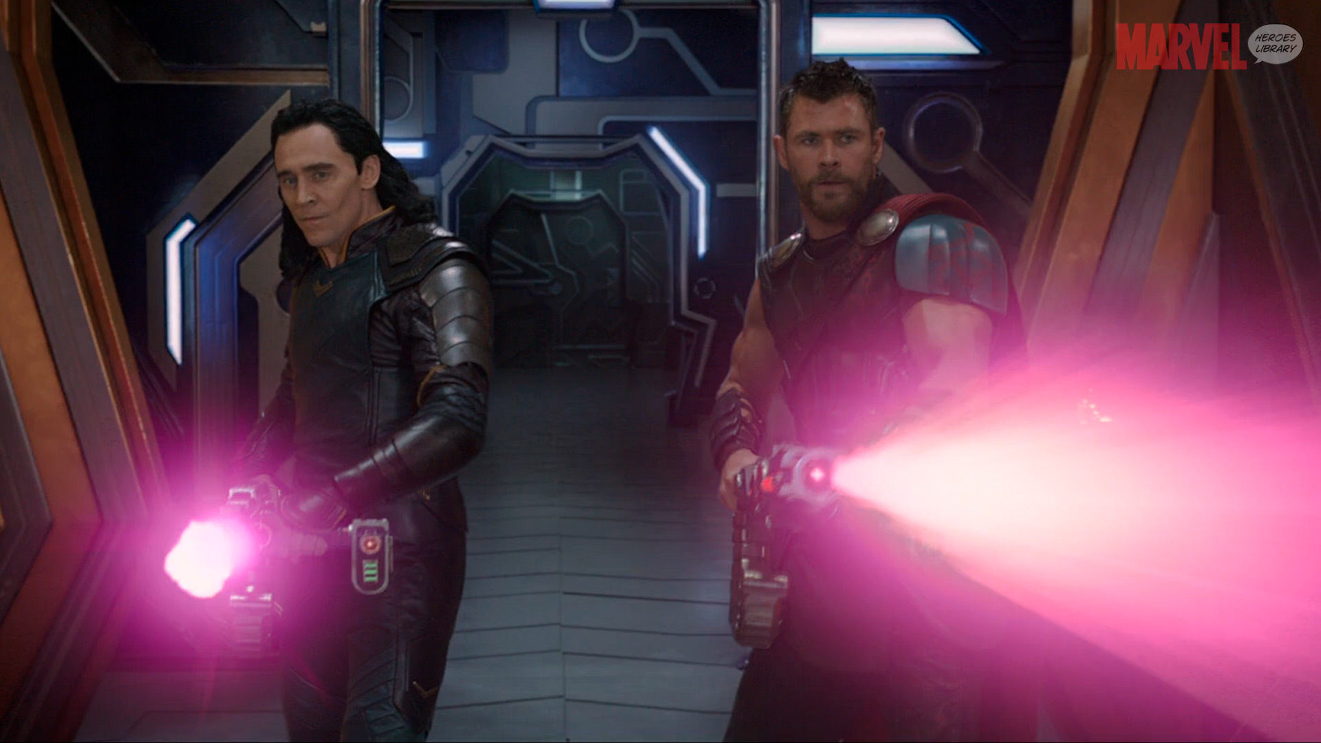 Loki and Thor Battleing Brothers (Ragnarok) HD Wallpaper