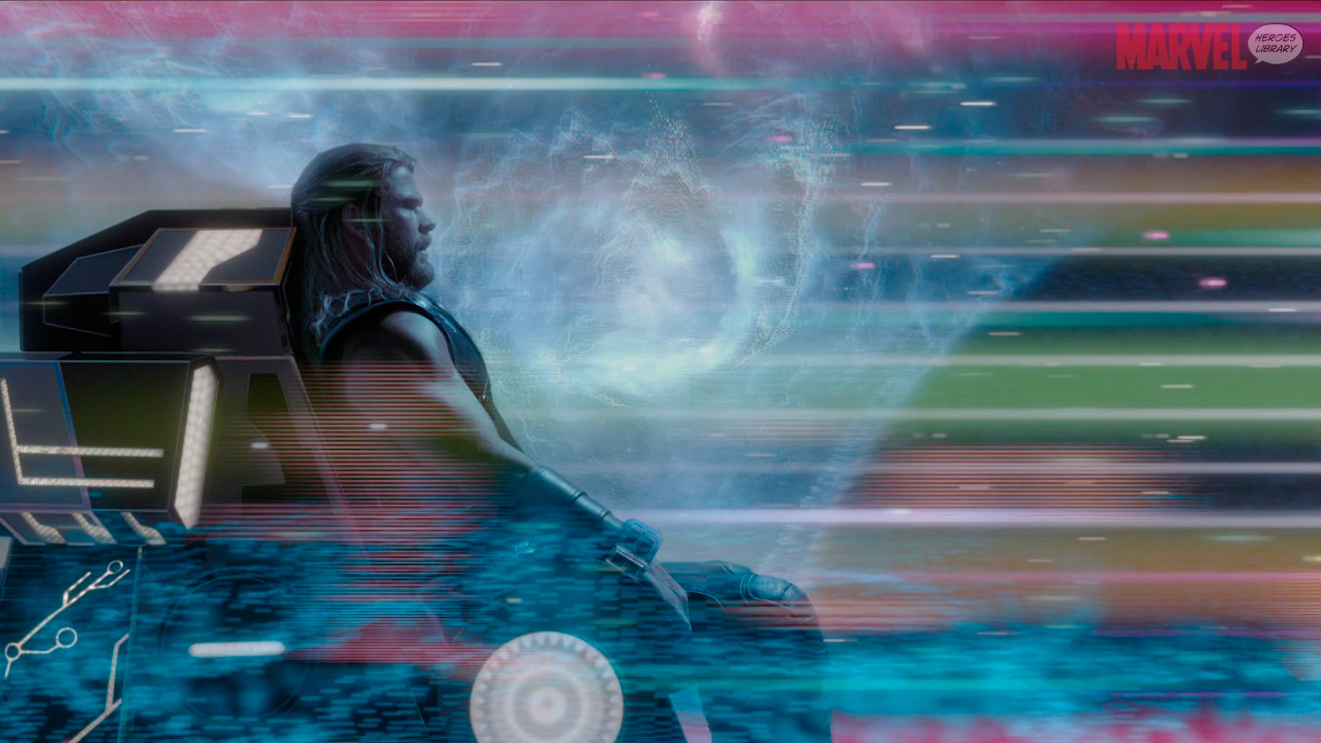 Thor on a Cart (Ragnarok) HD Wallpaper