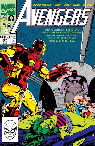 Avengers, The (1963 series) #326 cover