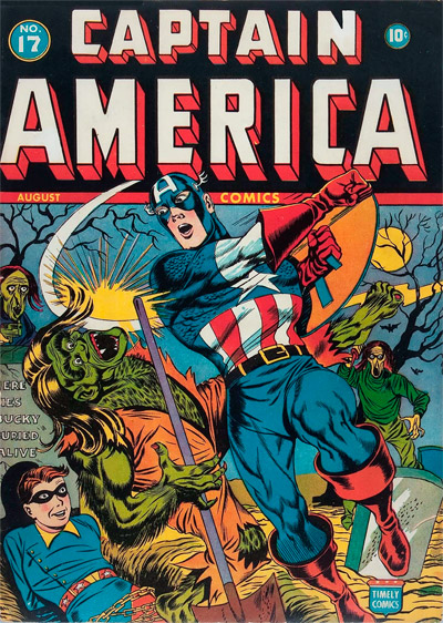 Captain America Comics (1941 series) #17 cover