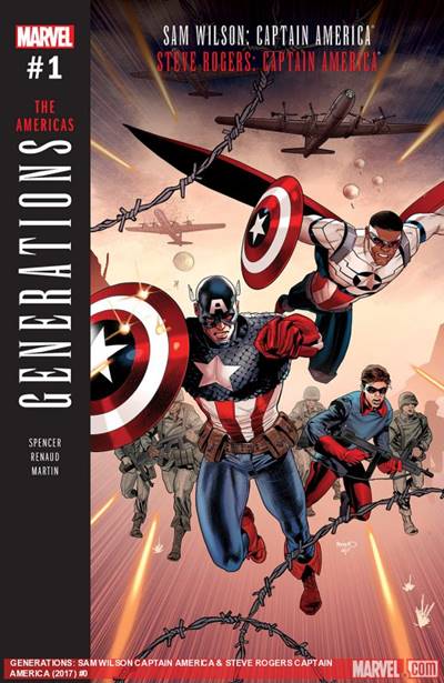 Generations: Sam Wilson Captain America and Steve Rogers Captain America #1