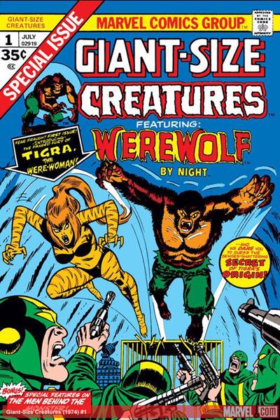 Giant-Size Creatures Featuring Werewolf #1