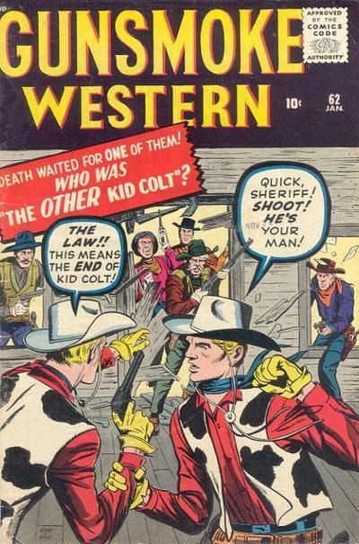 Gunsmoke Western #62 cover