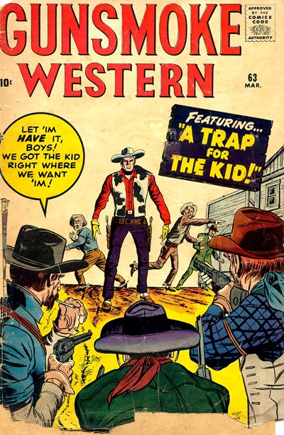 Gunsmoke Western #63 cover