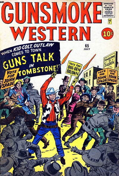 Gunsmoke Western #65 cover