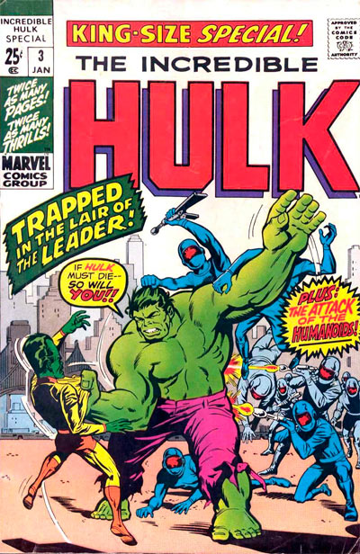 Incredible Hulk (King Size Special) #3 cover