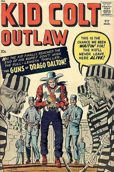 Kid Colt Outlaw #97 cover