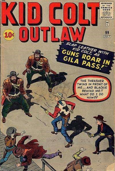 Kid Colt Outlaw #99 cover