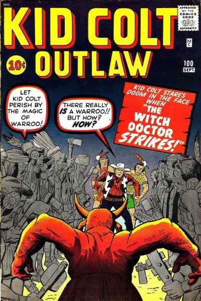 Kid Colt Outlaw #100 cover