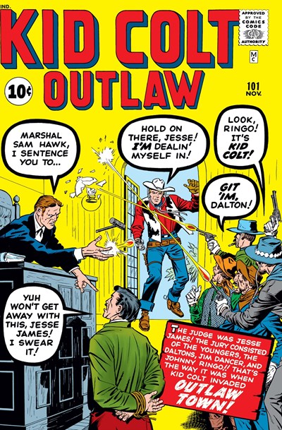 Kid Colt Outlaw #101 cover