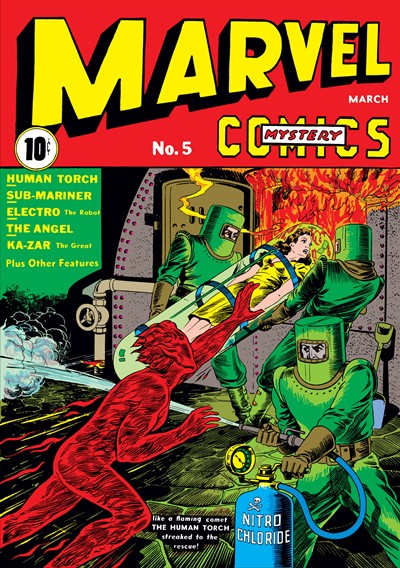 Marvel Mystery Comics #5 cover