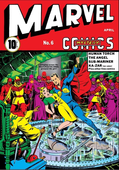 Marvel Mystery Comics #6 cover