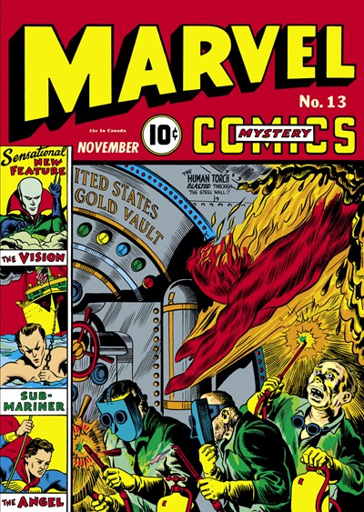 Marvel Mystery Comics #13 cover