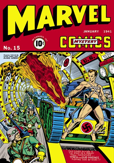 Marvel Mystery Comics #15 cover