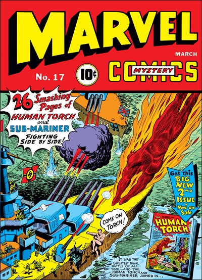 Marvel Mystery Comics #17 cover