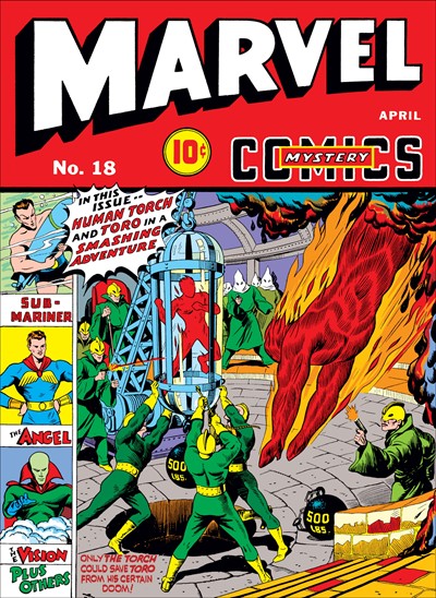 Marvel Mystery Comics #18 cover