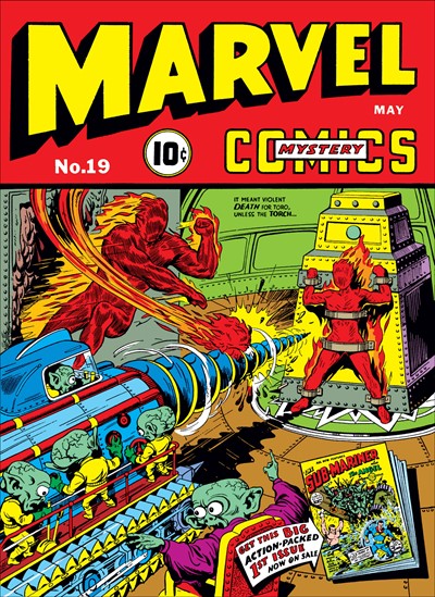 Marvel Mystery Comics #19 cover