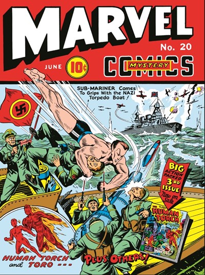 Marvel Mystery Comics #20 cover