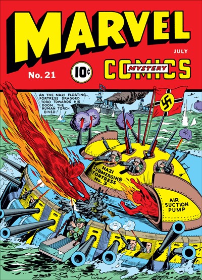 Marvel Mystery Comics #21 cover