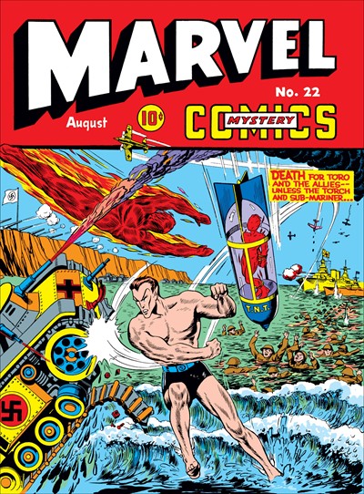 Marvel Mystery Comics #22 cover