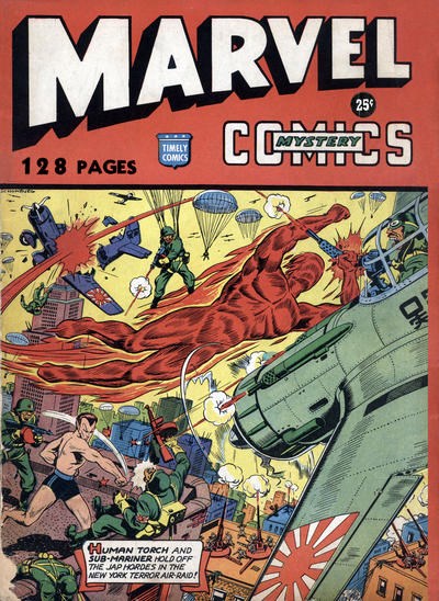 Marvel Mystery Comics #1 cover