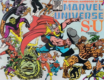 Official Handbook of the Marvel Universe, The #11