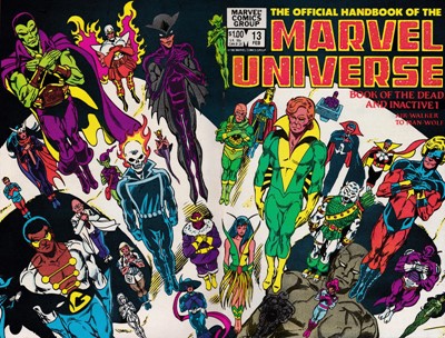 Official Handbook of the Marvel Universe, The #13