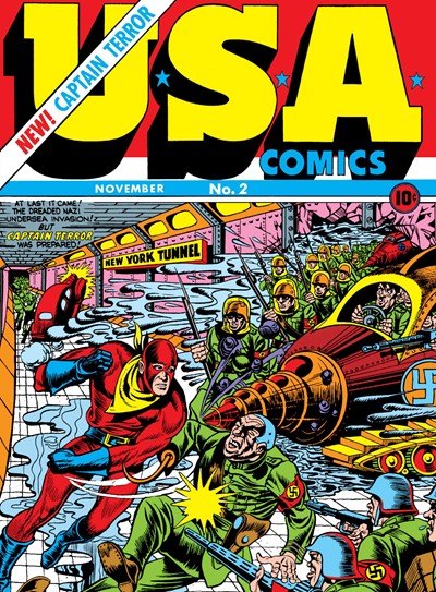 U. S. A. Comics #2 cover