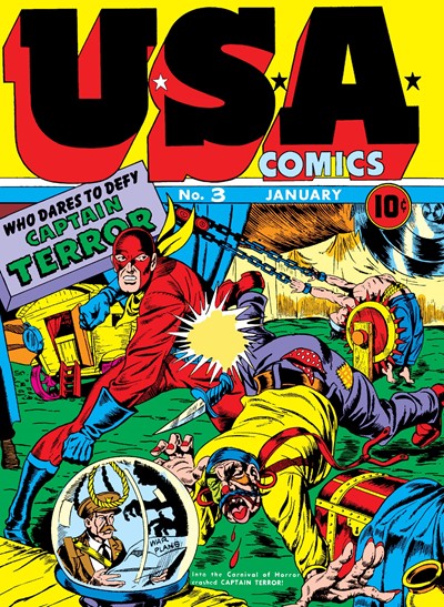 U. S. A. Comics #3 cover