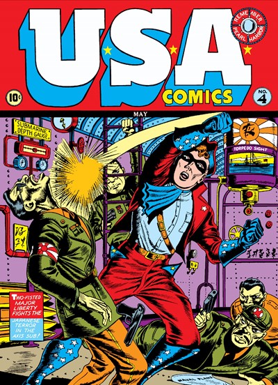 U. S. A. Comics #4 cover