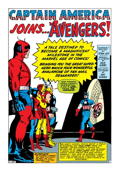Page #1 from Avengers, The (1963 series) #4