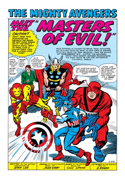 Page #1 from Avengers, The (1963 series) #6