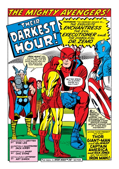 Page #1 from Avengers, The (1963 series) #7