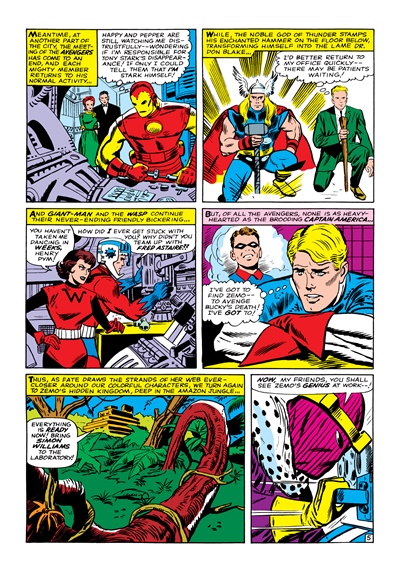 Page #5 from Avengers, The (1963 series) #9