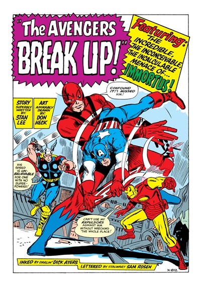 Page #1 from Avengers, The (1963 series) #10
