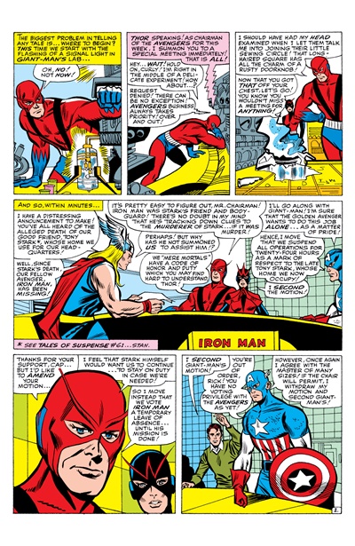 Page #2 from Avengers, The (1963 series) #11