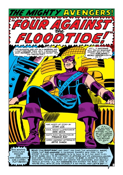 Page #1 from Avengers, The (1963 series) #27