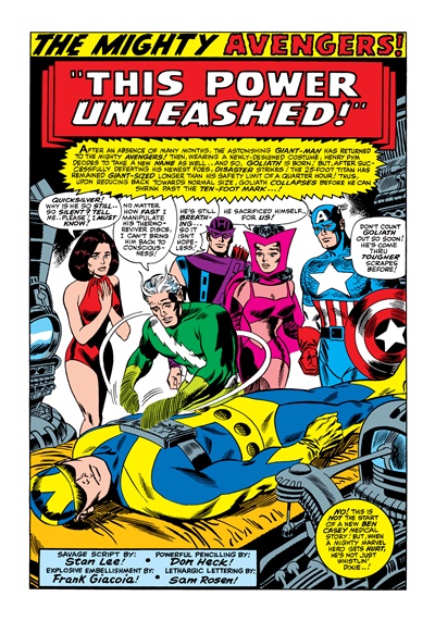 Page #1 from Avengers, The (1963 series) #29