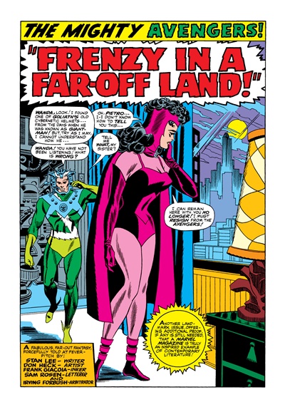 Page #1 from Avengers, The (1963 series) #30